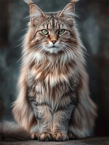 Diamond Painting Erwachsene Diamant Painting Bilde Maine Coon 5D Diamond-Painting Basteln Set Kinder Diy Full Drill Mosaikherstellung Bastelset für Living Room Office Wall Round Drill 70x100cm D3007 Diamond Painting Erwachsene Diamant Painting Bilde Maine Coon 5D Diamond-Painting Basteln Set Kinder Diy Full Drill Mosaikherstellung Bastelset für Living Room Office Wall Round Drill 70x100cm D3007 von Jynhbl
