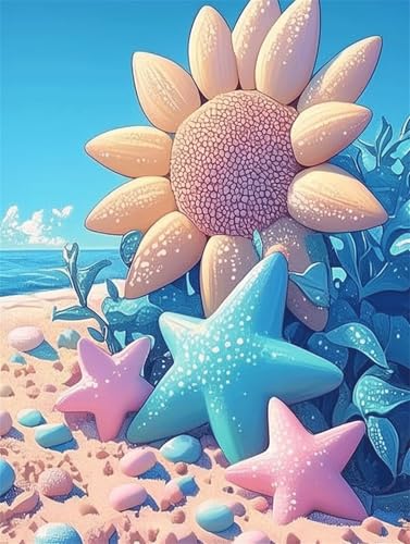 Diamond Painting Erwachsene Diamant Painting Bilde Strandmuscheln 5D Diamond-Painting Basteln Set Kinder Diy Full Drill Mosaikherstellung Bastelset für Living Room Office Round Drill 80x120cm D3383 Diamond Painting Erwachsene Diamant Painting Bilde Strandmuscheln 5D Diamond-Painting Basteln Set Kinder Diy Full Drill Mosaikherstellung Bastelset für Living Room Office Round Drill 80x120cm D3383 von Jynhbl