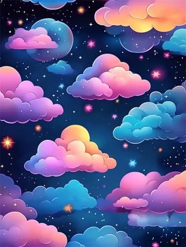Diamond Painting Erwachsene Diamant Painting Bilde Verträumte Wolken 5D Diamond-Painting Basteln Set Kinder Diy Full Drill Mosaikherstellung Bastelset für Living Room Office Round Drill 80x120cm D2978 Diamond Painting Erwachsene Diamant Painting Bilde Verträumte Wolken 5D Diamond-Painting Basteln Set Kinder Diy Full Drill Mosaikherstellung Bastelset für Living Room Office Round Drill 80x120cm D2978 von Jynhbl