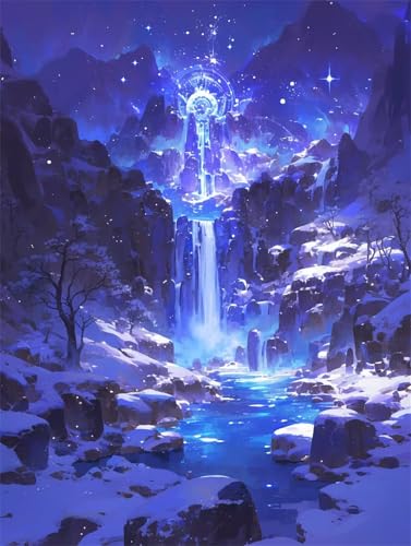 Jynhbl Diamond Painting Erwachsene Diamant Painting Bilde Fantasy-Wunderland 5D Diamond-Painting Basteln Set Kinder Diy Full Drill Mosaikherstellung für Living Room Office Square Drill 80x120cm D2925 Jynhbl Diamond Painting Erwachsene Diamant Painting Bilde Fantasy-Wunderland 5D Diamond-Painting Basteln Set Kinder Diy Full Drill Mosaikherstellung für Living Room Office Square Drill 80x120cm D2925 von Jynhbl