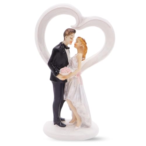 Wedding Cake Topper Figurine Hochzeitspaar Deko Figur JynxtoyZeal Wedding Torte Topper Brautpaar Figuren Hochzeitspaar Küssendes Paar Figur Hochzeit Valentinstag Dekoration von JynxtoyZeal