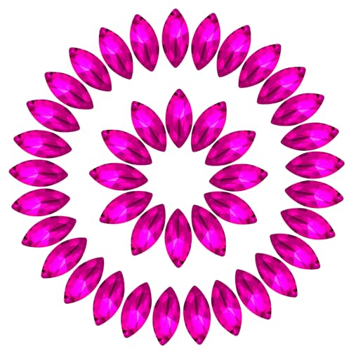 Kristallstrasssteine mit Pferdeauge, Rose, Navette, spitze Rückseite, facettierte Glas-Strasssteine zum Basteln, Schmuckherstellung, 7 x 15 mm, 50 Stück Kristallstrasssteine mit Pferdeauge, Rose, Navette, spitze Rückseite, facettierte Glas-Strasssteine zum Basteln, Schmuckherstellung, 7 x 15 mm, 50 Stück von Jyukan