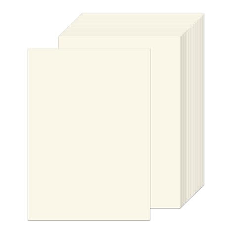 Jyvex 60 Blatt Elfenbein Tonpapier A4, 250g/m² Tonkarton Creme Papier A4, Fotokarton, Scherenschnittpapier, Bastelpapier für Malen Kartenherstellung Einladungen Scrapbook Basteln Jyvex 60 Blatt Elfenbein Tonpapier A4, 250g/m² Tonkarton Creme Papier A4, Fotokarton, Scherenschnittpapier, Bastelpapier für Malen Kartenherstellung Einladungen Scrapbook Basteln von Jyvex