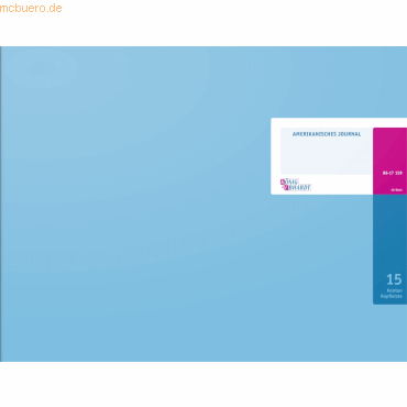 K+E Amerikanisches Journal 15 Konten mit Kopfleiste 48 Blatt von K+E