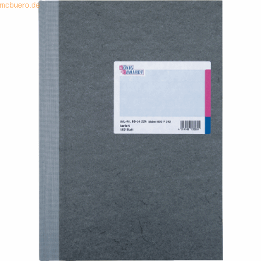 K+E Geschäftsbuch mit Deckenband A4 192 Blatt kariert K+E Geschäftsbuch mit Deckenband A4 192 Blatt kariert von K+E
