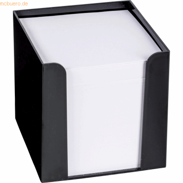 K+E Zettelbox 9,5x9,5x9,5cm schwarz von K+E