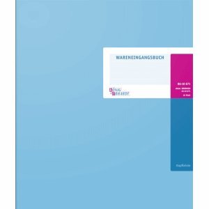 K+E Formularbuch Wareneingangsbuch 28x30,5 40 Blatt Kopfleiste von K + E