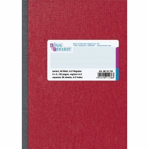K+E Registerbuch A6 kariert 96 Blatt K+E Registerbuch A6 kariert 96 Blatt von K + E