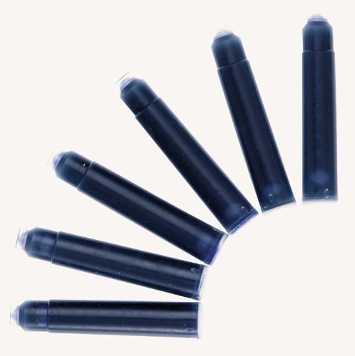 50 Standard-Tintenpatronen für Füllfederhalter Schwarze Tinte kurz universell Originalverpackung Schwarz 50 Standard-Tintenpatronen für Füllfederhalter Schwarze Tinte kurz universell Originalverpackung Schwarz von K-Direct