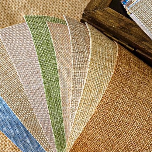 K Kattone Scrapbook-Papier – 4 Stück, Leinenstoff, strukturiertes und Reis-Bastelpapier, verschiedene spezielle Karten, Papiermischung für Scrapbooking, Junk-Tagebuch, Journaling, Zubehör, Planer K Kattone Scrapbook-Papier – 4 Stück, Leinenstoff, strukturiertes und Reis-Bastelpapier, verschiedene spezielle Karten, Papiermischung für Scrapbooking, Junk-Tagebuch, Journaling, Zubehör, Planer von K Kattone