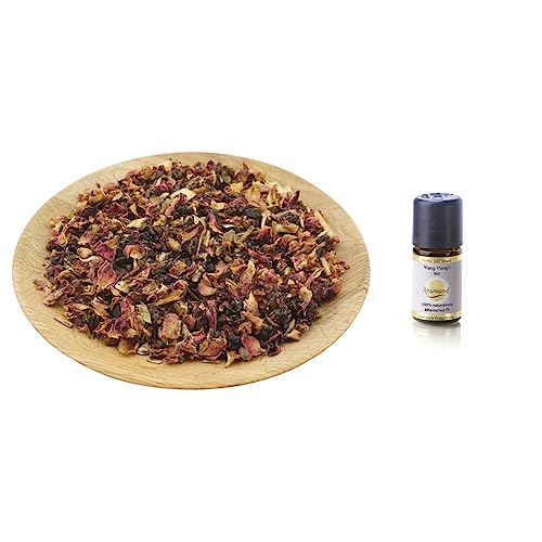 Duftöl und Räucher-Set, Ylang Ylang, sinnlich, anregend, erotisch, 5 ml/20 g von K W