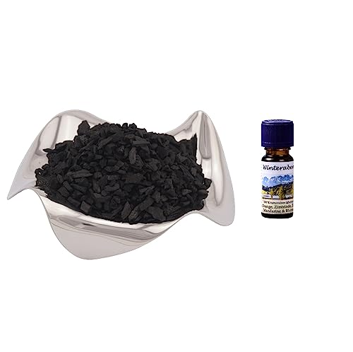 Duftöl und Räucher-Set „Winterabend und Styrax“ – Entspannend und Harmonisiert – 10 ml Duftöl + 20 g Räucherharz von K W