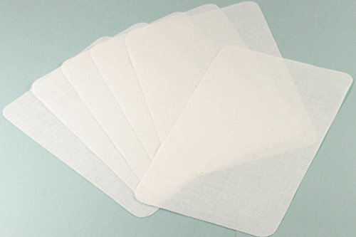 K&B Vertrieb Bügelflicken 4 Stück Weiß Aufbügler Jeansflicken Aufnäher Reparaturflicken Flicken 109 von K&B Vertrieb
