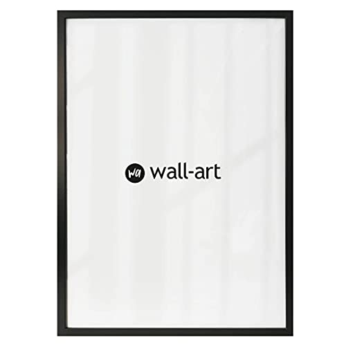 K&L Wall Art Großer Bilderrahmen aus Holz Fotorahmen große Holzbilderrahmen schwarz Wechselrahmen mit Acryl-Glasscheibe (40x50cm) von K&L Wall Art