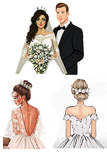 Cake topper Braut. Hochzeit Mädchen Tortenaufleger,Geburtstag,Tortendeko, Cake topper Braut. Hochzeit Mädchen Tortenaufleger,Geburtstag,Tortendeko, von K&R GbR