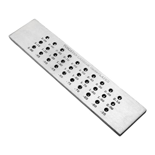 Schmuck-Bastelwerkzeug, Drahtziehplatte, Stahlstruktur, runde Ziehplatte, Schmuckherstellung, Werkzeug, Drahtziehplatte für Ringe Schmuck-Bastelwerkzeug, Drahtziehplatte, Stahlstruktur, runde Ziehplatte, Schmuckherstellung, Werkzeug, Drahtziehplatte für Ringe von KACCDE