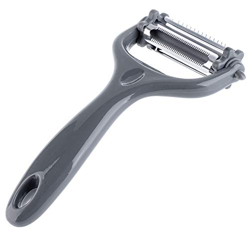 KADAX Schäler aus Kunststoff, 3 in 1, Universalschäler mit 3 Klingen aus Edelstahl für Obst, Gemüse, Möhren, Apfel, Kartoffel, multifunktionaler Sparschäler mit ergonomischem Griff KADAX Schäler aus Kunststoff, 3 in 1, Universalschäler mit 3 Klingen aus Edelstahl für Obst, Gemüse, Möhren, Apfel, Kartoffel, multifunktionaler Sparschäler mit ergonomischem Griff von KADAX