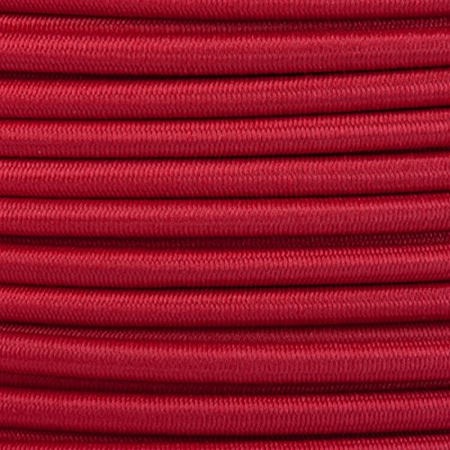 KAHAGE - BUTONIA 10m Gummikordel - Hutgummi - Rundgummi, hochwertig, extra-stark in 4mm, rot von KAHAGE - BUTONIA