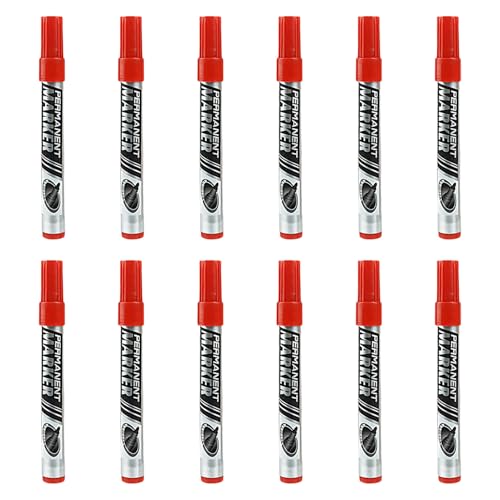 12pieces Professionelle Permanente Marker Für Die Kennzeichnung Der Verpackung Industriegebrauchs Stift Schneller Trockener Wasserfestem Stift Für Den Professionellen Gebrauch 12pieces Professionelle Permanente Marker Für Die Kennzeichnung Der Verpackung Industriegebrauchs Stift Schneller Trockener Wasserfestem Stift Für Den Professionellen Gebrauch von KAHDGSS
