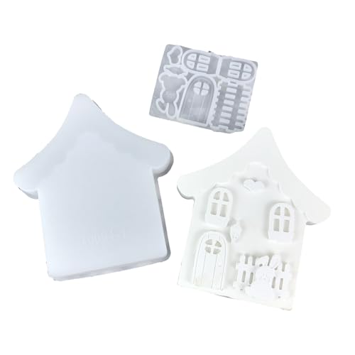 2 Stücke Robuste Silikonformen Für Kaninchen Haus Und Kerzenhalter Die Wiederverwendbare Schimmelpilze Für Handwerksbegeisterte Hausformen Basteln 2 Stücke Robuste Silikonformen Für Kaninchen Haus Und Kerzenhalter Die Wiederverwendbare Schimmelpilze Für Handwerksbegeisterte Hausformen Basteln von KAHDGSS