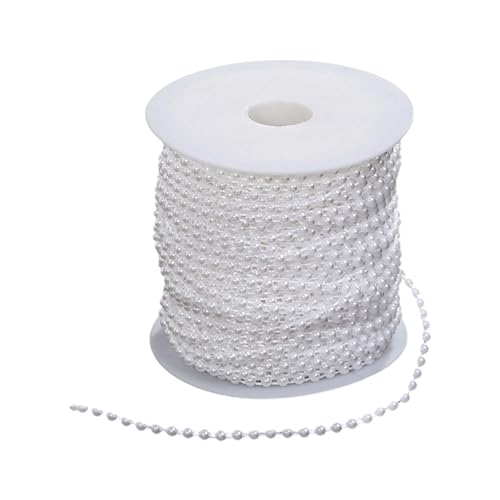 25meter Künstliche Perlen Saite Abs Perlen Kette Für Schmuck Braut Kleider Kerzenstrauß Dekoration Künstlich 25meter Künstliche Perlen Saite Abs Perlen Kette Für Schmuck Braut Kleider Kerzenstrauß Dekoration Künstlich von KAHDGSS
