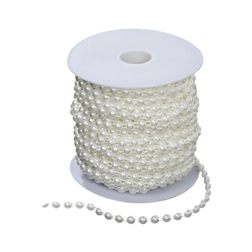 25meter Künstliche Perlen Saite Abs Perlen Kette Für Schmuck Braut Kleider Kerzenstrauß Dekoration Künstlich 25meter Künstliche Perlen Saite Abs Perlen Kette Für Schmuck Braut Kleider Kerzenstrauß Dekoration Künstlich von KAHDGSS