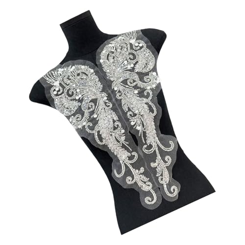 2Lots Polyester Pailletten Stickpatches Einzigartige Stilvolle Kleidung Patches Für Persönlichkeitskleidung von KAHDGSS