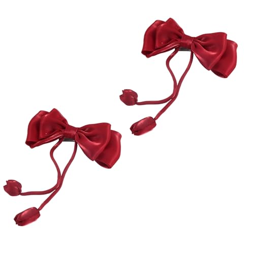 2pieces Elegante Rose Bowknot Vorhang Holdbacks Clips Fenster Vorhänge Tiebacks Schnallen Hochzeitszubehör Dekoration Bowknot Vorhang Grafingbacks von KAHDGSS