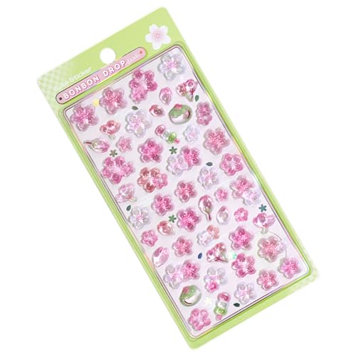 3D Geprägter Blütenaufkleber Wasserfestes PVC Aufkleber Wandtastkal Für Scrapbook Journal Laptop Phone Hülle Wasserflasche 3D Geprägter Blütenaufkleber Wasserfestes PVC Aufkleber Wandtastkal Für Scrapbook Journal Laptop Phone Hülle Wasserflasche von KAHDGSS