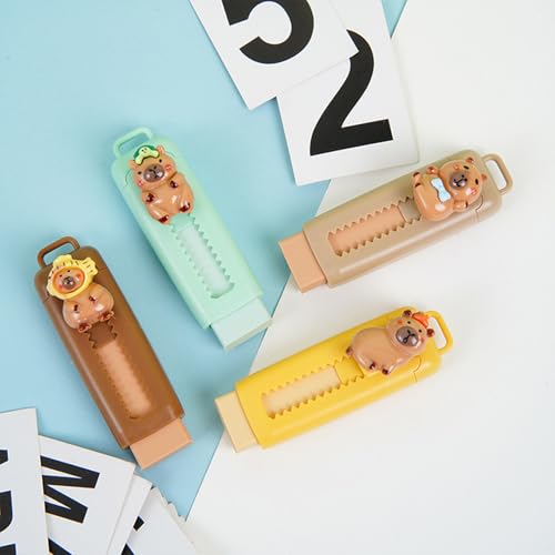 4PCS Cartoon Push Pull Eraser Schiebergummi Radiergummis Einsenker Retractable Bleistiftgummi Easy Löschen Für Schulbürovorräte Kinder 4PCS Cartoon Push Pull Eraser Schiebergummi Radiergummis Einsenker Retractable Bleistiftgummi Easy Löschen Für Schulbürovorräte Kinder von KAHDGSS