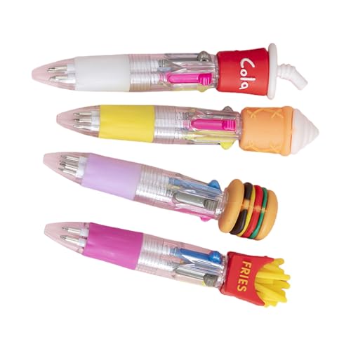 4pcs Retractable 4-Farben Kugelschreiber 0 7mm Multicolor Stifte Für Codieren Von Schulbüro Komfortables Grip Schreibwerkzeug 4pcs Retractable 4-Farben Kugelschreiber 0 7mm Multicolor Stifte Für Codieren Von Schulbüro Komfortables Grip Schreibwerkzeug von KAHDGSS