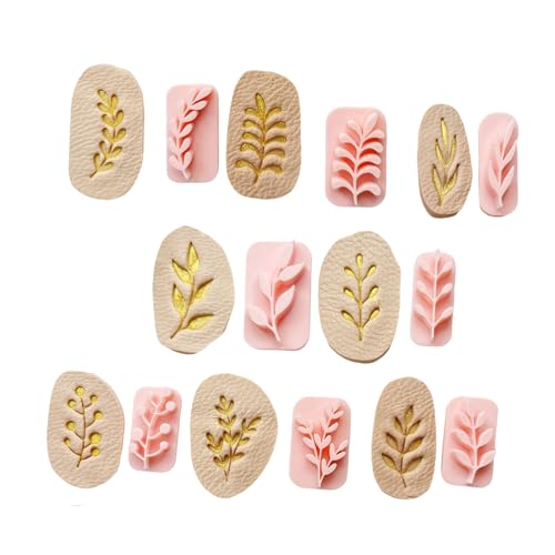 8pcs Praktische Blattform Zubehör Schimmelpilze Für Die Kreation Von Ohrring Ohrring Mit Robustem Ton Leicht Zu Formen Zu Formen 8pcs Praktische Blattform Zubehör Schimmelpilze Für Die Kreation Von Ohrring Ohrring Mit Robustem Ton Leicht Zu Formen Zu Formen von KAHDGSS