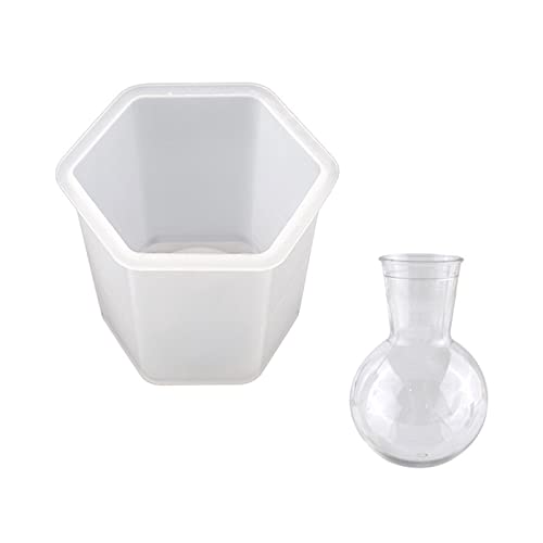 Anlagenpropagationsstation Harzform Desktop Hydroponik Pflanzer Silikon Set Für Home Office Desk Epoxidharzgussgussformen von KAHDGSS