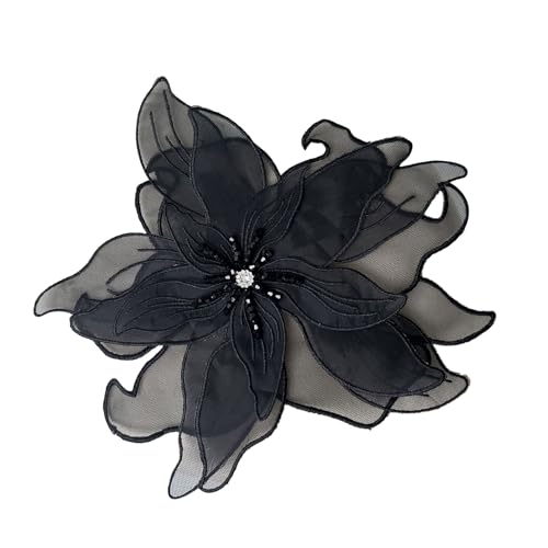 Aufnäher mit Strasssteinen, Blumen, Schmucksteine, Applikation für Hochzeitskleid, Vorhang, Schal, Dekorationen von KAHDGSS