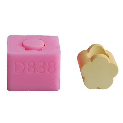 Blumenblatt Silikon Kerzenschimmelformen Für Epoxidharz Kerzenhalter Hausdekoration Zement Gips Silikonform Craft Project Project Form Form von KAHDGSS