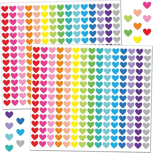 Buntes Herzaufkleber Kleber Wickeln Für Kid Art Craft Scrapbooking Journal Planer Album Home Decoration Kinder Handwerk Buntes Herzaufkleber Kleber Wickeln Für Kid Art Craft Scrapbooking Journal Planer Album Home Decoration Kinder Handwerk von KAHDGSS