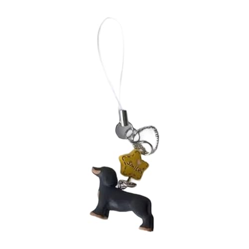 Dachshund Telefon Charme Harz Design Tragbar Und Leicht Für Frauen Studenten Tierliebhaber Süße Stile Telefonkette von KAHDGSS