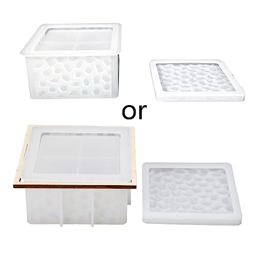 Diamonds Storage Box Harzform Mit Deckel Für Epoxidwaren Dekoration Handwerksform Schmuck Behälter Silikonglas Formen Epoxidharz/Betonkerze von KAHDGSS