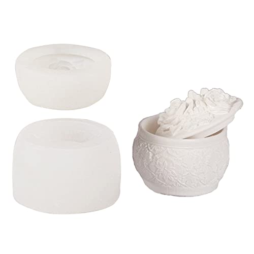 Einfach Zu Bedienende Schmuckkoffer Schimmel Flexible Silikon Aufbewahrungsbehälter Blumenschmuck Organizer Kerzenhalter Kerzenhalter Formen Formen von KAHDGSS