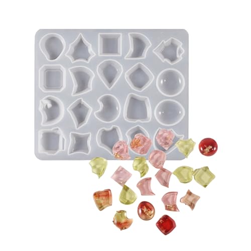 Einzigartige Harz Edelsteine Anhänger Formen Praktische Silikonformen Für Handgefertigte Unregelmäßige Gläser Edelsteine Anhänger Epoxyhandwerk Einzigartige Harz Edelsteine Anhänger Formen Praktische Silikonformen Für Handgefertigte Unregelmäßige Gläser Edelsteine Anhänger Epoxyhandwerk von KAHDGSS