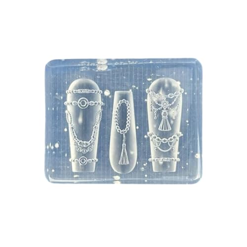 Elastische Nägel Skulptur Silikonform Retro Kettenmuster Für Kunststempel Nägel Dekoration Und Schmuck Zubehör Silikon Nagelform Vintage Chinesische Kette von KAHDGSS