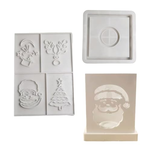 Elegante Wandschatten Silikonformen Robuste Silikonformen Zum Erstellen Von Weihnachtsprojektionswanddekorationen Einfach Zu Bedienender Form von KAHDGSS