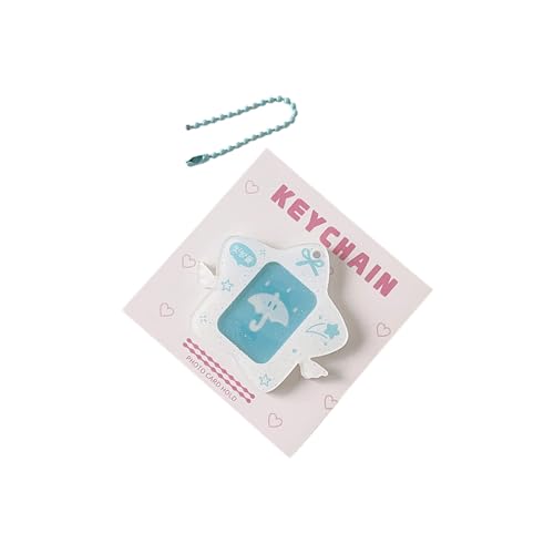 Glitzernde Sternkartenkoffer Mit Ketten Wasserfestes Acryl Fotokartenschutz Für Studienstudentische Schlüsselbeutel Charme Trendy School Supplies Organizer von KAHDGSS