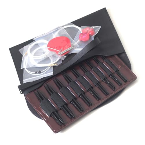 Häkelhaken Set Kreisförmiger Stricknadel Mit Gehäuse Und Zubehörgröße Von 3 0 Mm Bis 6 Mm Stricknadel von KAHDGSS