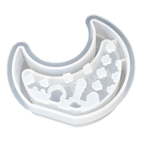 Hausmondform Silikonformen Für Epoxidharz Kerzenhalter Teelichthalter Home Dekoration Gips Silikonformen Hausmondform Silikonformen Für Epoxidharz Kerzenhalter Teelichthalter Home Dekoration Gips Silikonformen von KAHDGSS