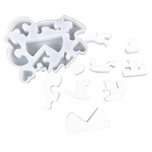 Home Dekoration Schimmel Silikon Ornament Making Form Liebes Herz Puzzle Form Schreibtisch Schmuck Crafting Tool Geschenk Machen Schimmel von KAHDGSS