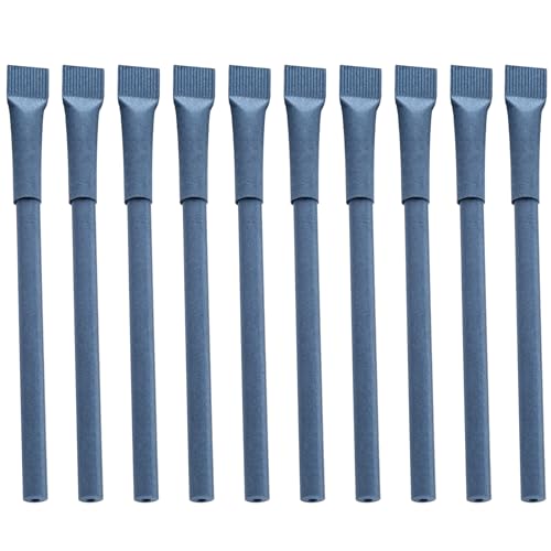 KAHDGSS 10 recycelbare Kugelschreiber, Papier-Kugelschreiber, recycelbar, 1,0 mm, schreiben Sie reibungslos für Schülerklasse von KAHDGSS