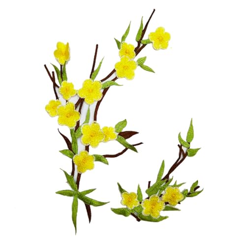 KAHDGSS 2 Stück Blumen Gestickte Aufnäher Zum Aufnähen Stickerei Applikation Blumen Stoffkragen Aufnäher Für Kleidung Jeans Jacken Rock KAHDGSS 2 Stück Blumen Gestickte Aufnäher Zum Aufnähen Stickerei Applikation Blumen Stoffkragen Aufnäher Für Kleidung Jeans Jacken Rock von KAHDGSS