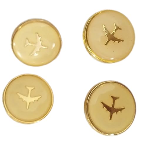 KAHDGSS 4 PCs Airport Jackets Hosenknöpfe Nähen Legierung Einfach Zu Bedienende Uniform KAHDGSS 4 PCs Airport Jackets Hosenknöpfe Nähen Legierung Einfach Zu Bedienende Uniform von KAHDGSS