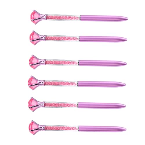 KAHDGSS 6 große Kristall-Kugelschreiber für Damen, Stift für Büro, Strumpffüller, Dekoration KAHDGSS 6 große Kristall-Kugelschreiber für Damen, Stift für Büro, Strumpffüller, Dekoration von KAHDGSS